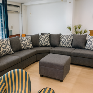 Luxurious NZ-Made Corner Lounge Suite with Ottoman – Modern Comfort and Timeless Style