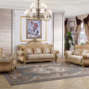 European Luxury Sofa Set – 1+2+3 Seater