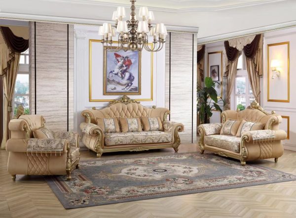 European Luxury Sofa Set – 1+2+3 Seater