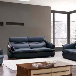 Modern Leather Sofa Set (1+2+3) — Custom Colors