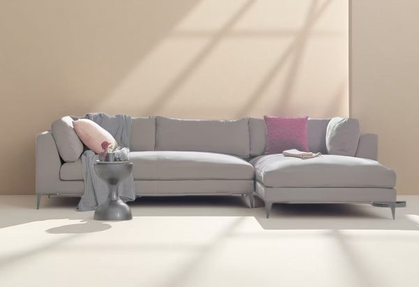 Modern Design Fabric L Shape Corner Lounge Suite