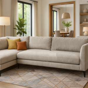 ALARASuper Comfort L-Shaped Sofa with Chaise