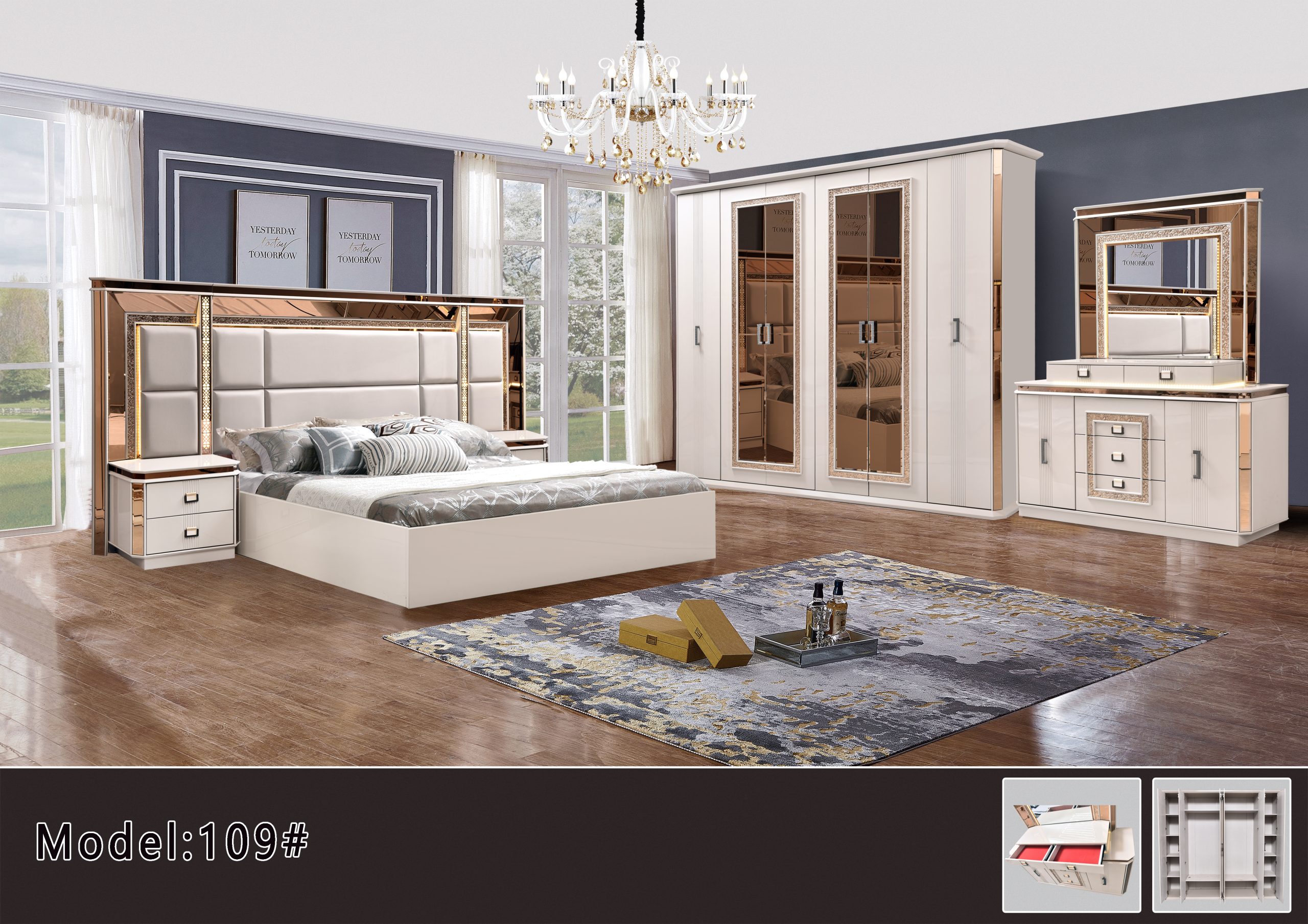 Luxury Modern Bedroom Suite – Model 109